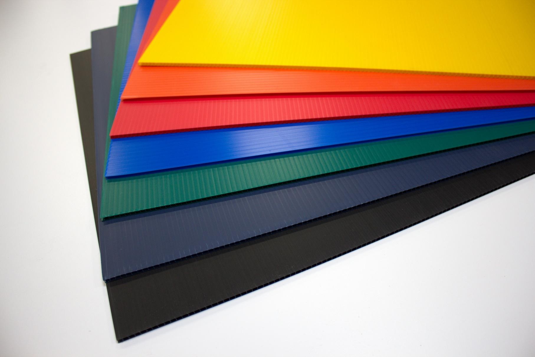 4 mm Corrugated Plastic Sign Blanks Colors 24"X18"