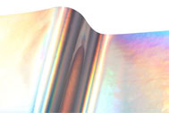 R-TAPE EFX 2.8 mil Decorative Bright Overall Silver (Rainbow)