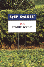 SS-3 2 Wire 6" x 30" Economy Step Stake